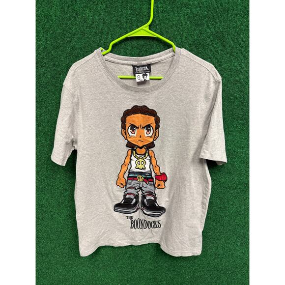 Vintage The Boondocks Adult Swim Comic Cartoon Anime Promo Shirt - Picture 1 of 6